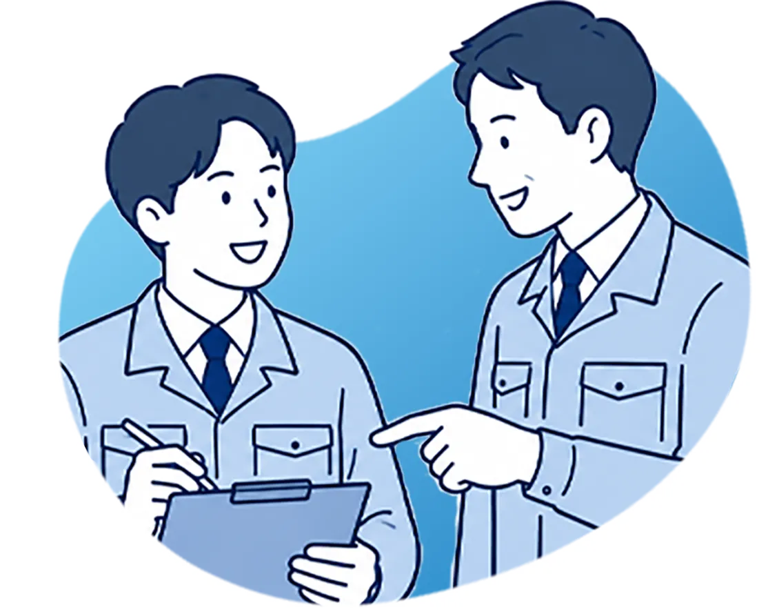 周囲の先輩達がいるから抱え込む必要なし！
